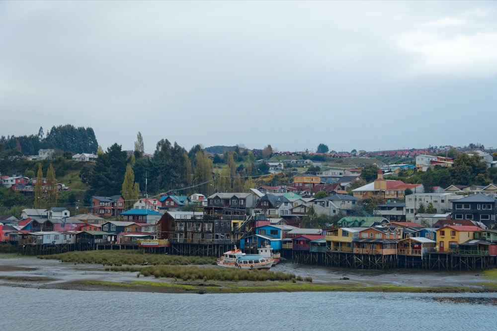 Houses on stilts in Chiloe