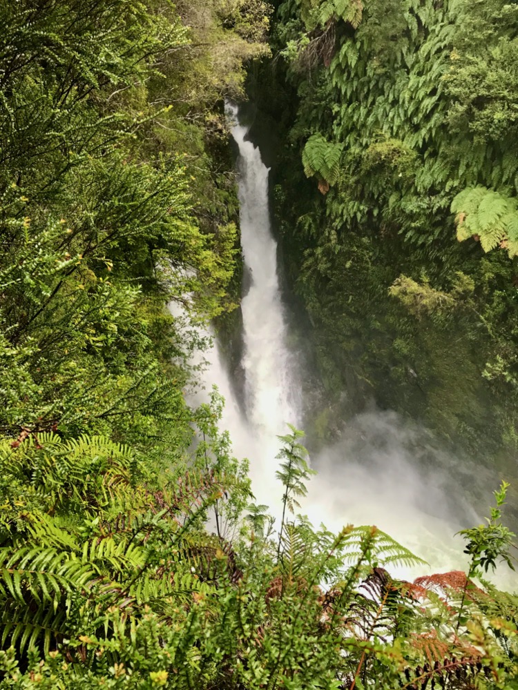 Waterfall in Pumalin National Park