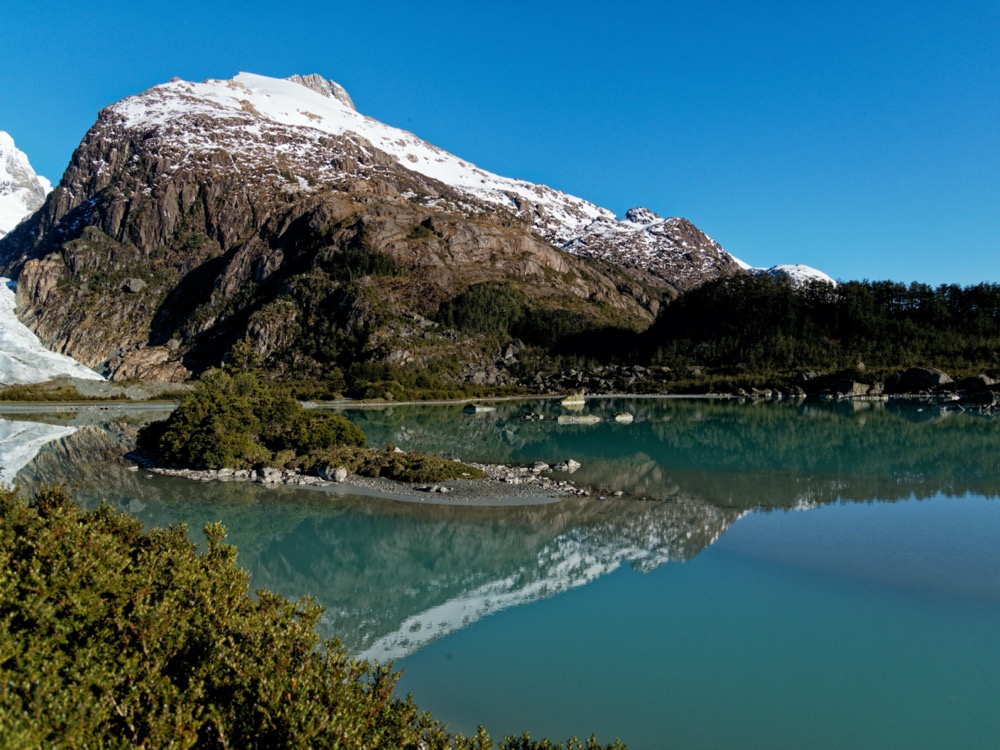 The lakes around Bernal Glacier