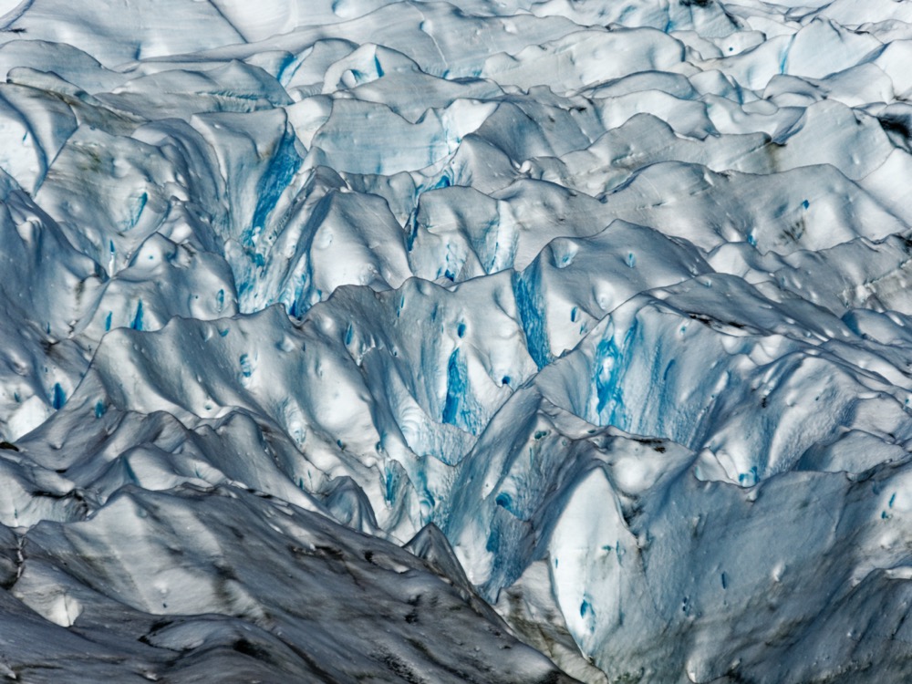 Glacial ice in the Bernal glacier