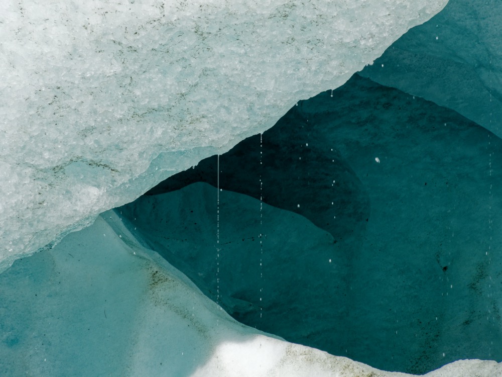 Glacial ice in the Bernal glacier