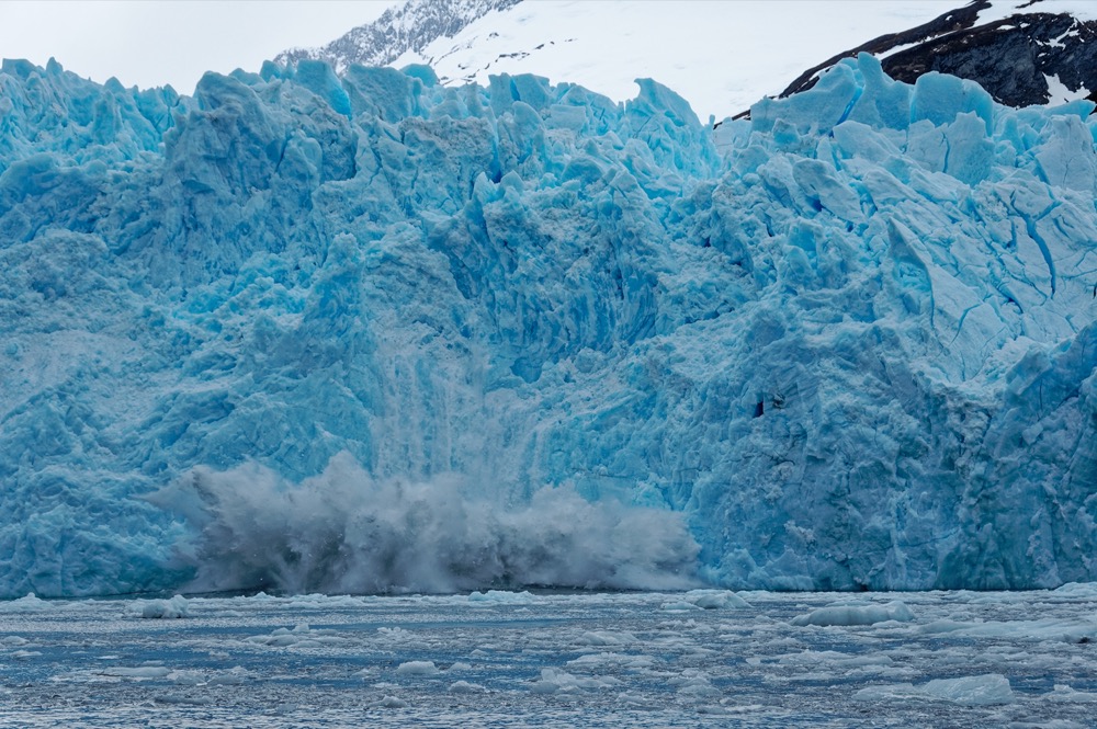 The Garibaldi glacier was highly active and made for some epic moments