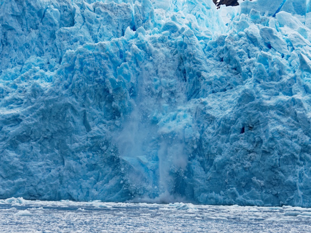 The Garibaldi glacier was highly active and made for some epic moments