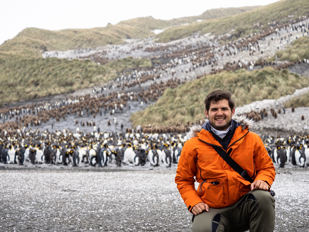 Adrian and the penguins