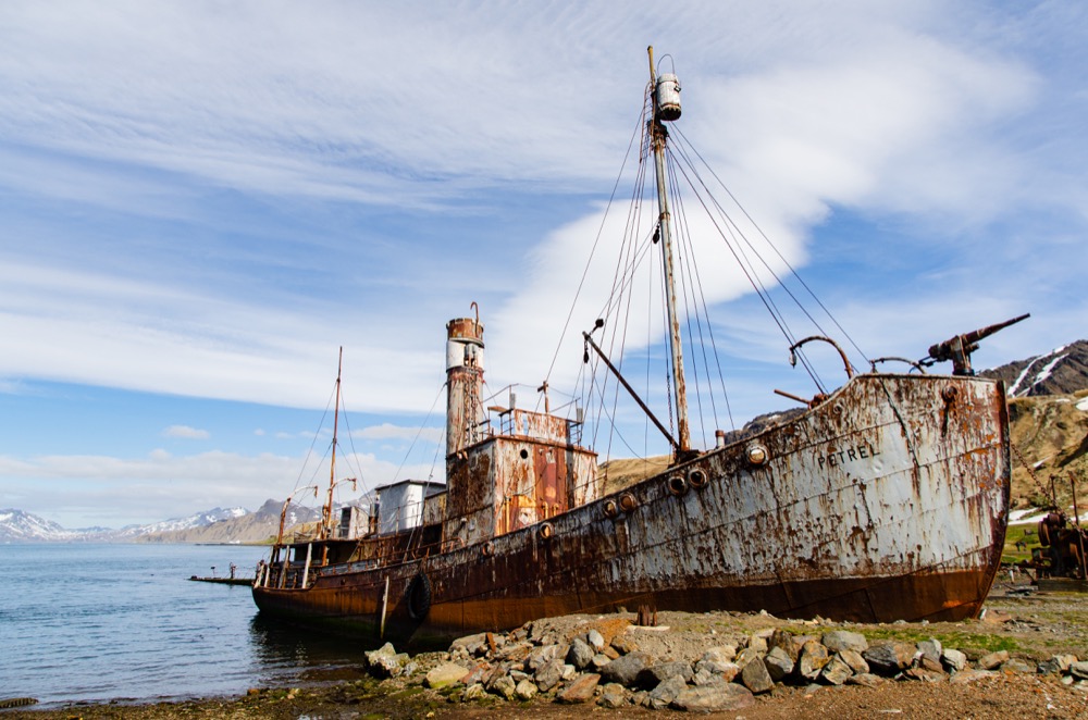 The Petrel - an old whaling ship