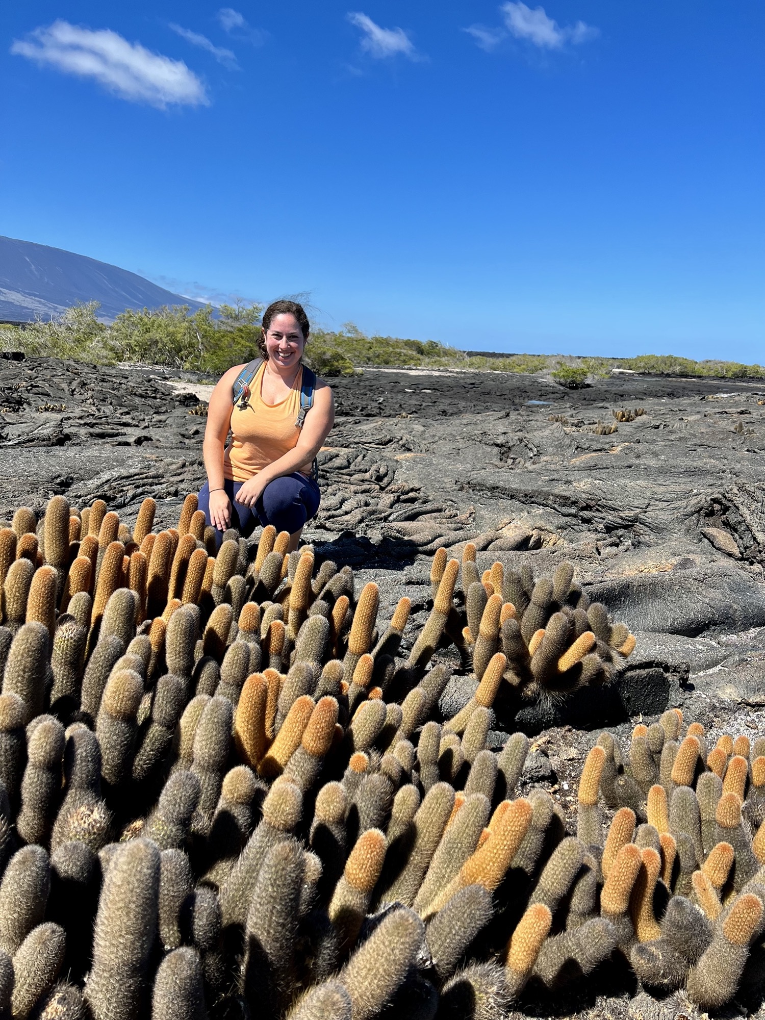 Julia with the lava cactus