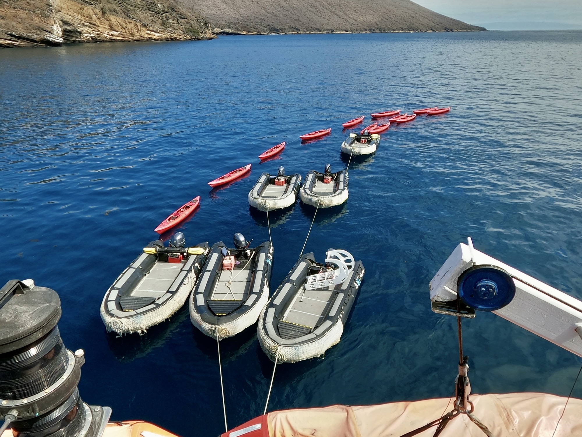 Getting ready for an afternoon of kayaking